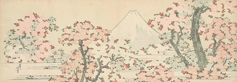 Monte Fuji con ciliegi in fiore