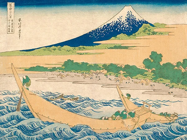 Baia di Tago vicino a Ejiri sul Tokaido.