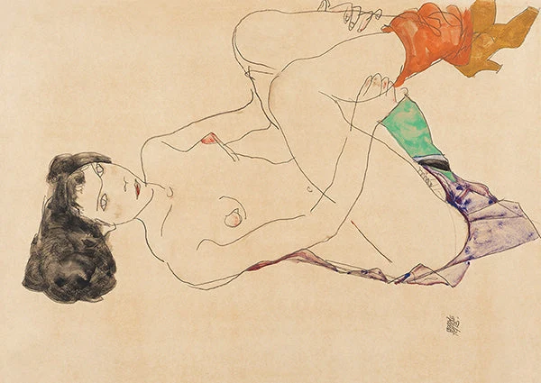 Nudo femminile reclinato, 1913