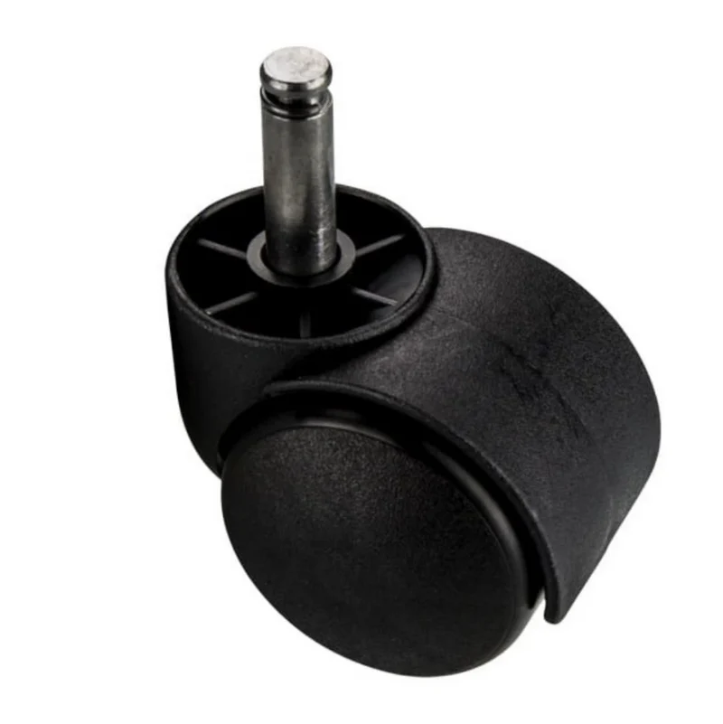 Ruota Piroettante per Mobili in Plastica con Perno 10mm - Ø50mm