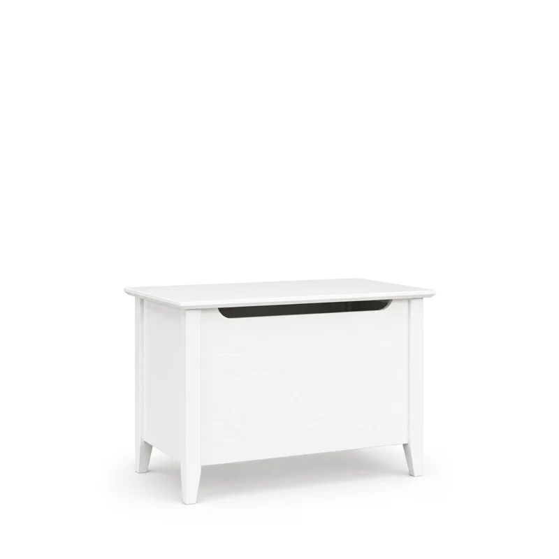 Baule in legno Scandi bianco