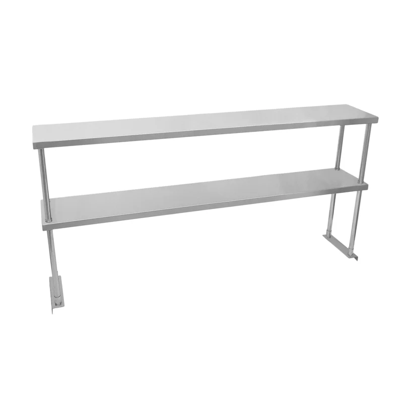 Ripiano per Tavolo da Cucina Ristorante KuKoo, Mensola Doppia - 150cm