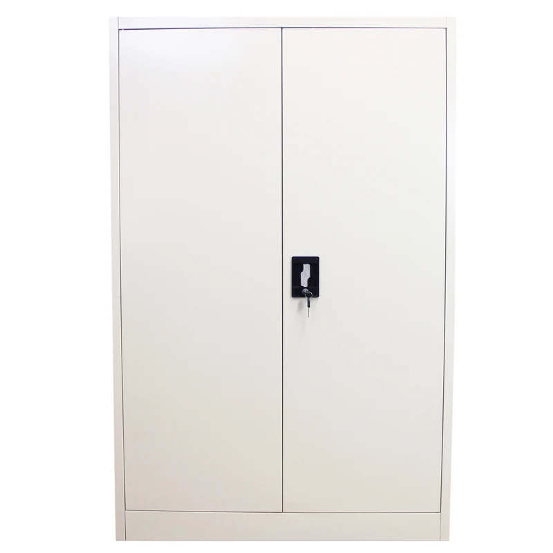 Armadietto Grigio Chiaro Alto 140cm in Acciaio