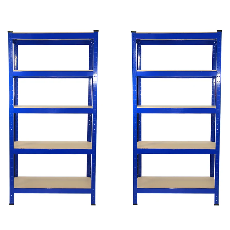 Scaffale da Garage ad Incastro T-Rax - Blu - 75cm x 30cm - 2 Pezzi