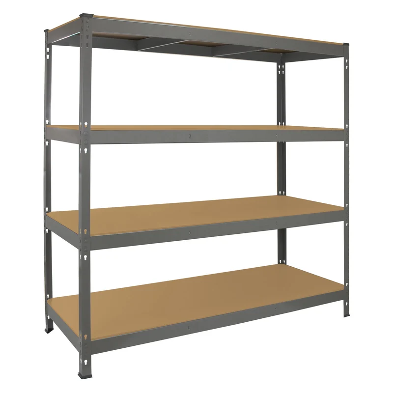 Scaffale da Garage ad Incastro Q-Rax - Grigio - 160cm x 60cm