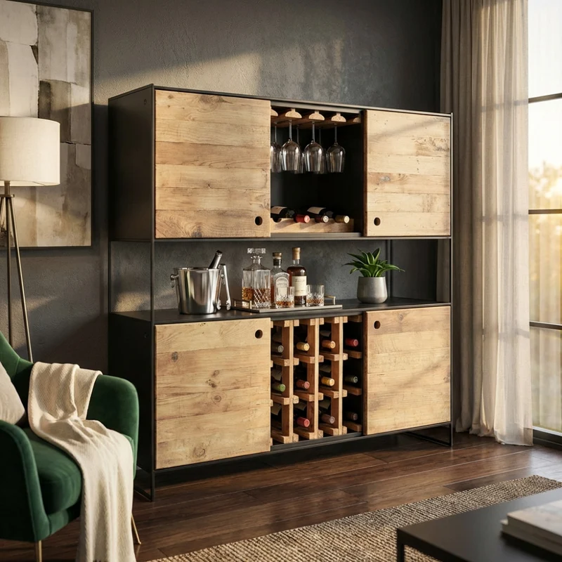 Credenza Arden in Legno Naturale