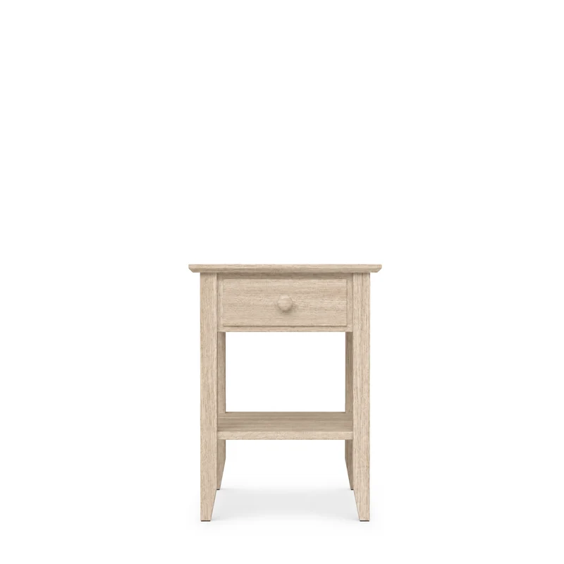 Comodino in rovere 1C N01 Scandi rovere sbiancato