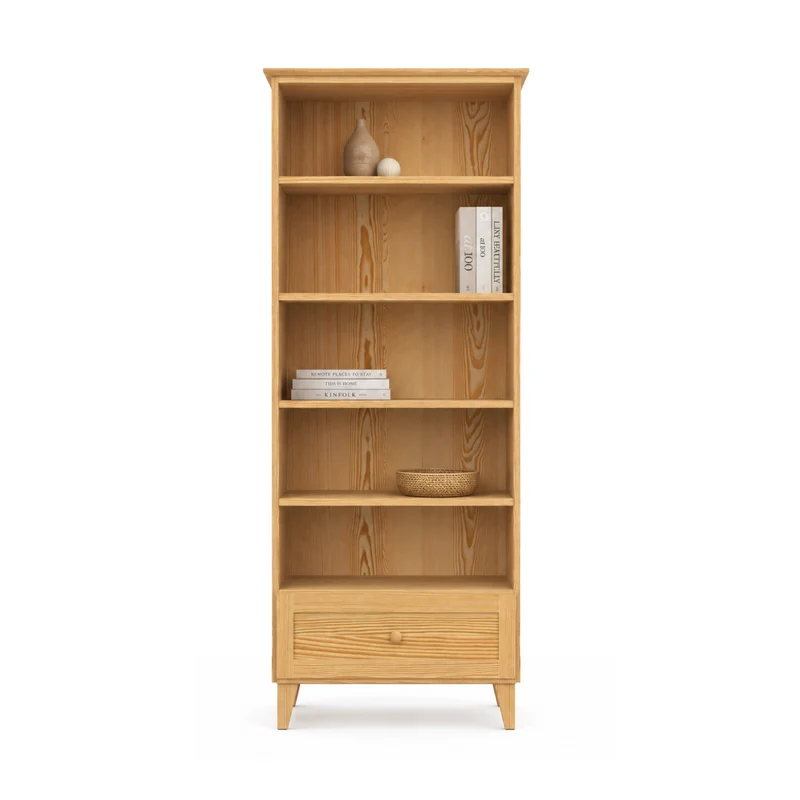 Libreria in pino 1S 80 Scandi pino naturale