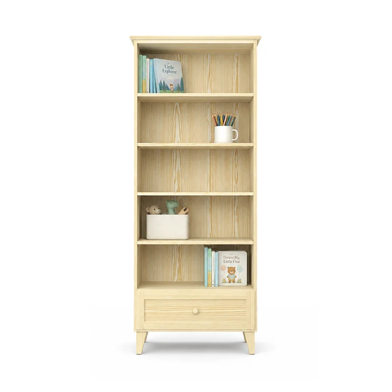 Libreria in pino 1S 80 Scandi pino trasparente