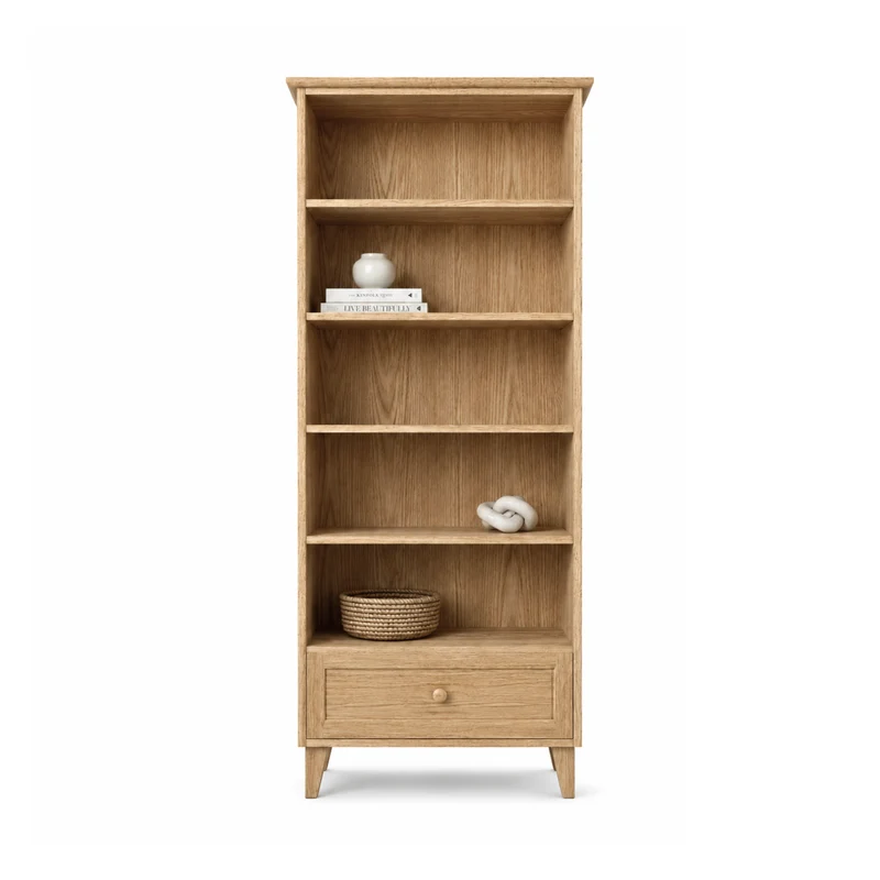 Libreria in rovere 1C 80 Scandi rovere naturale