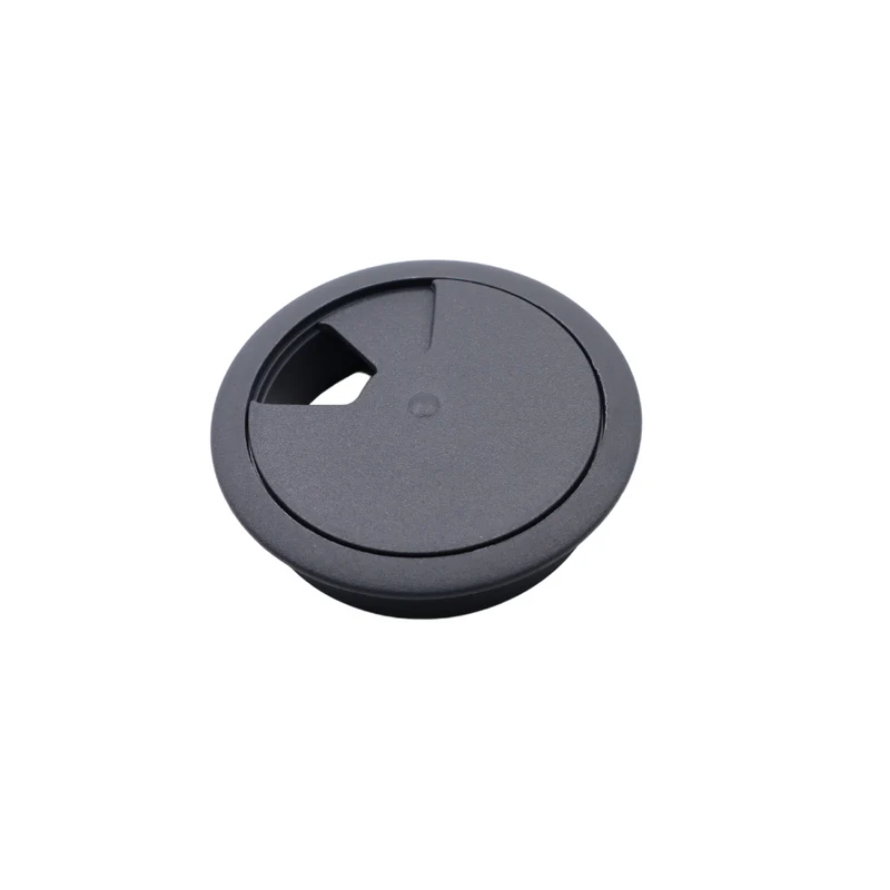 Passacavo in plastica per scrivania Ø60mm - Antracite