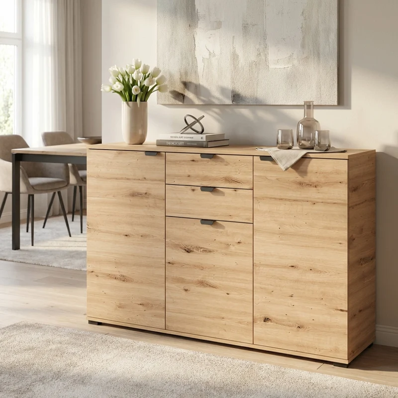 Credenza Duero in Truciolare Bilaminato