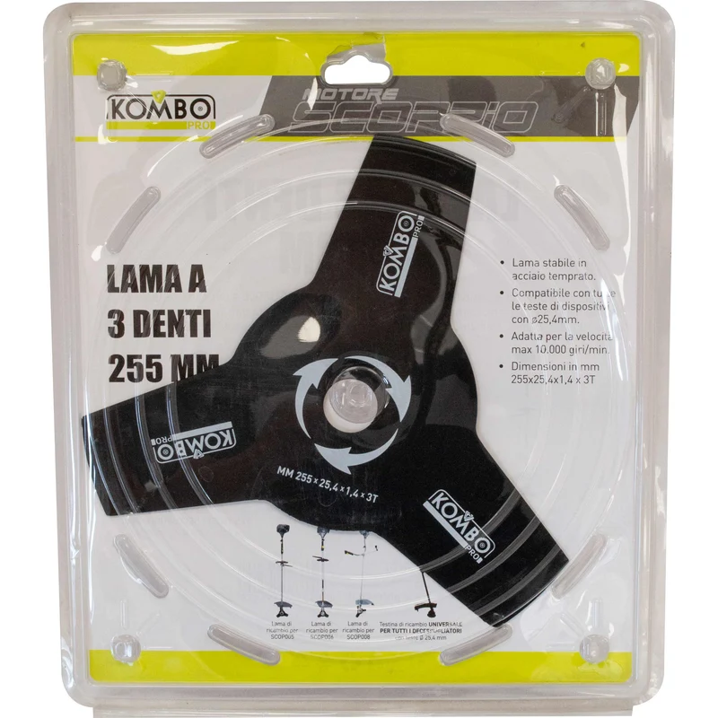 Ricambio lama per lama a 3 denti SCOP005-6-8-KOP016PRO