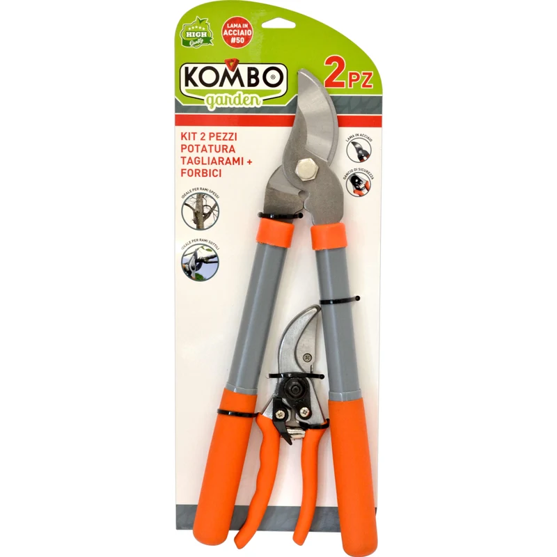 Kit 2 Pz Potatura Tagliarami + Potatura