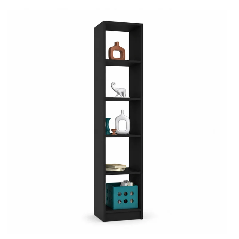 Scaffale in legno N01 nero