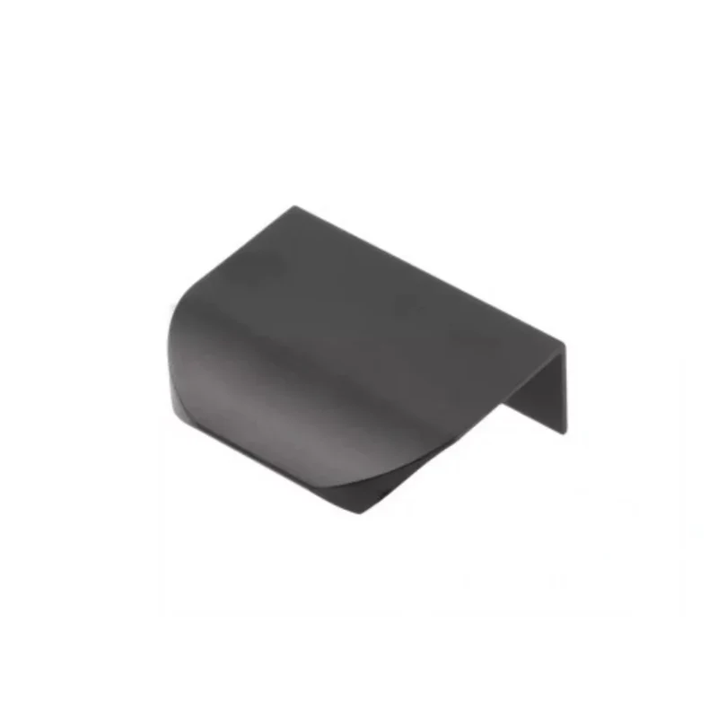 Maniglia per Mobili in Alluminio Nero Opaco - 32mm (Lunghezze totali 52mm)