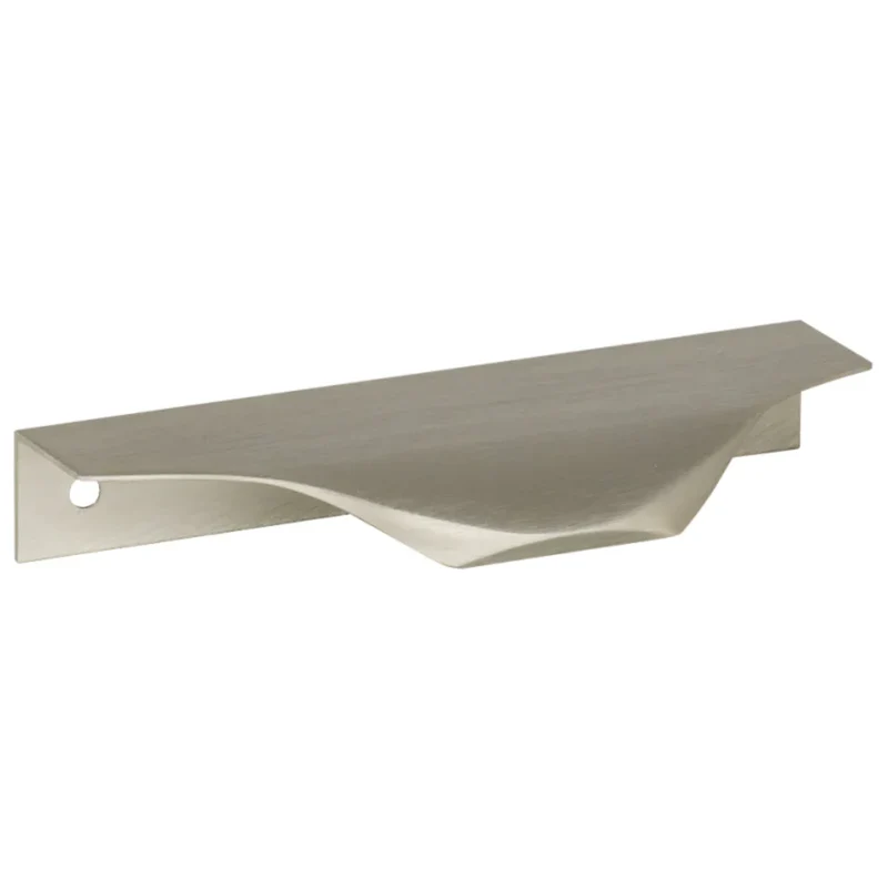 Maniglia per Mobili in Alluminio Acciaio Spazzolato - 96mm (Lunghezze totali 116mm)