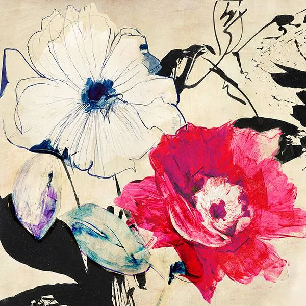 Colorful Floral Composition II (detail)