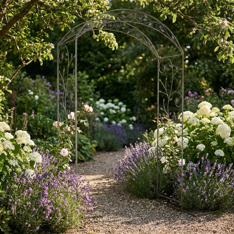 Arco da Giardino Anderson in Acciaio Ossidato