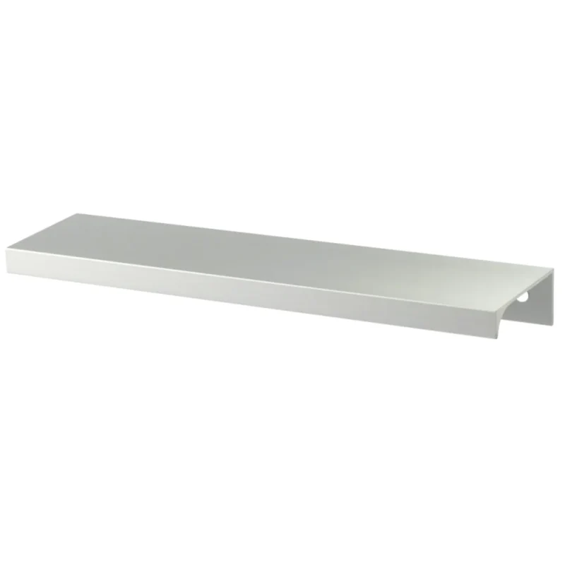 Maniglia per Mobili a Bordo Edge Grip Profilo Arrotondato 64mm (Lunghezza Totale 84mm) - Alluminio Elettrolucidato