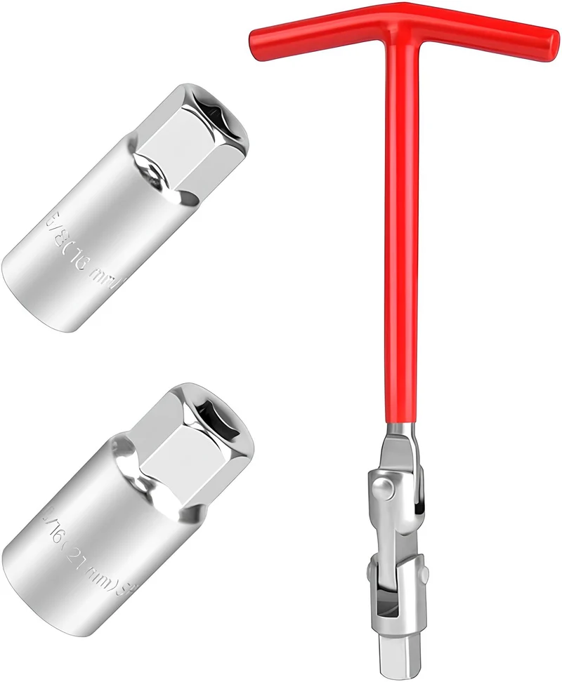 Chiave a Bussola Candela 2 in 1 16 mm e 21 mm – Universale per Candele Auto e Moto