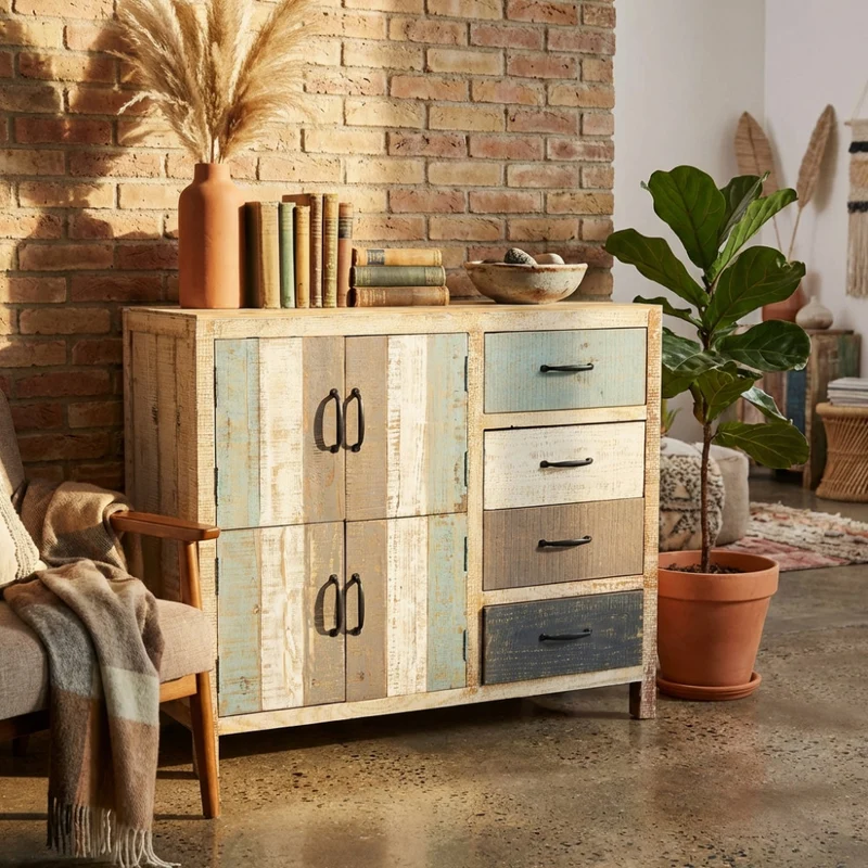 Credenza Edison in Legno Multicolor