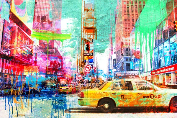 Taxis in Times Square 2.0