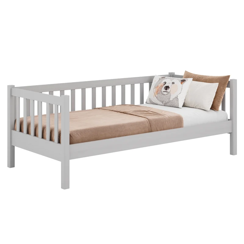 Letto divano in legno N03 grigio cenere