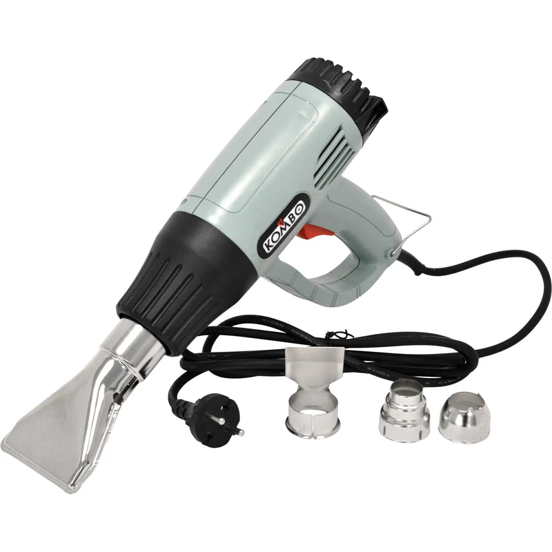 Pistola Termica 2000W KOMBO – Potenza e Precisione per Tutti i Lavori di Termoretrazione e Sverniciatura