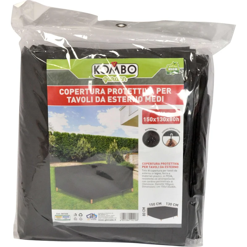 TELO DI COPERTURA PER TAVOLO DA ESTERNO