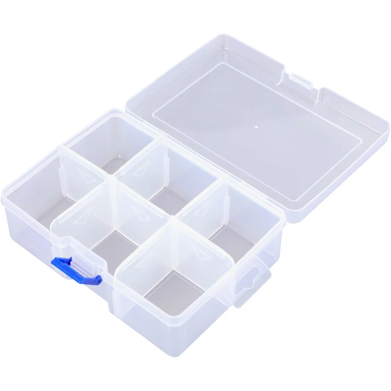 SCATOLA ORGANIZER CON DIVISORI IN PALSTICA 16X12X6