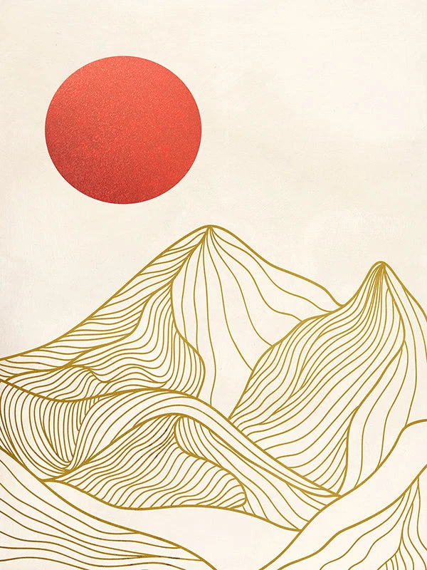 Sunset on the Mountains I