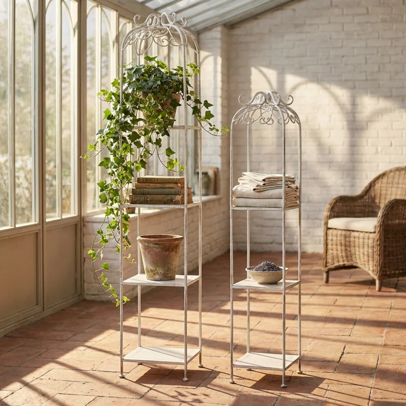 Cosma Set Scaffali Doriane con Finitura Anticata