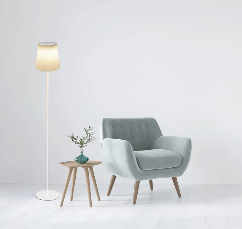 LAMPADA DA TERRA 3W 310LM RICARICABILE CON CAVO USB BIANCA
