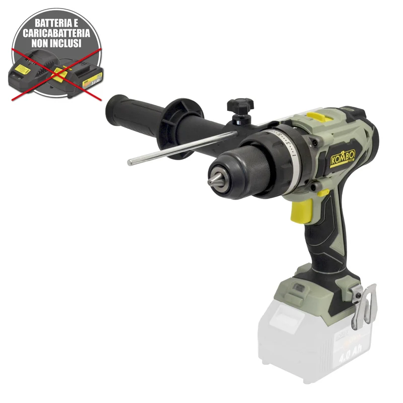 TRAPANO AVVITATORE A PERCUSSIONE BRUSHLESS 100 NM KOMBO PRO 20V - 230HZ