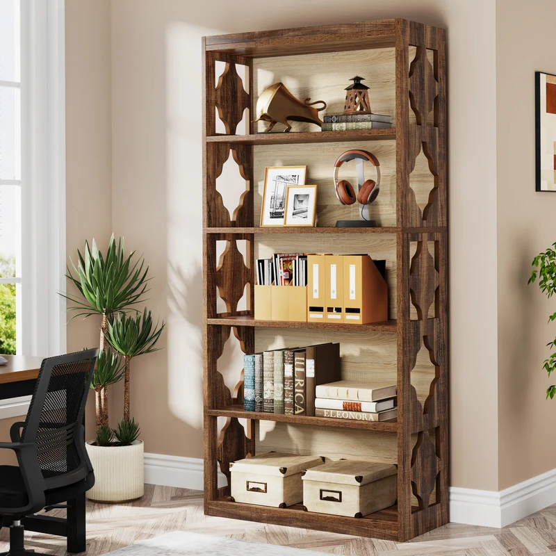 Tribesigns 178 cm Libreria, libreria autoportante a 6 ripiani