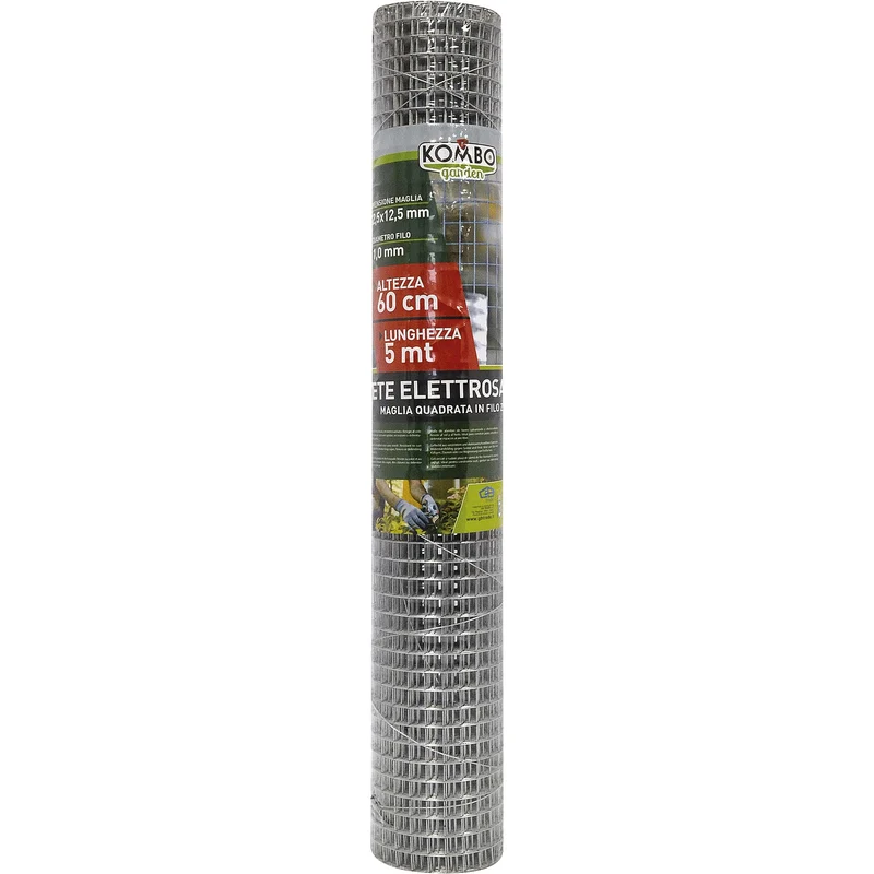 RETE ELETTROSALDATA ZINCATA PRIMA 5 Mt X 0.6 Mt