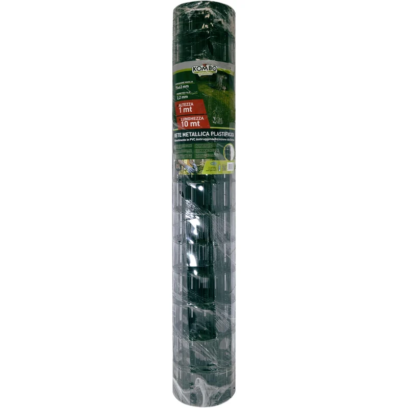 RETE METALLICA PLASTIFICATA 10 Mt x 1 Mt