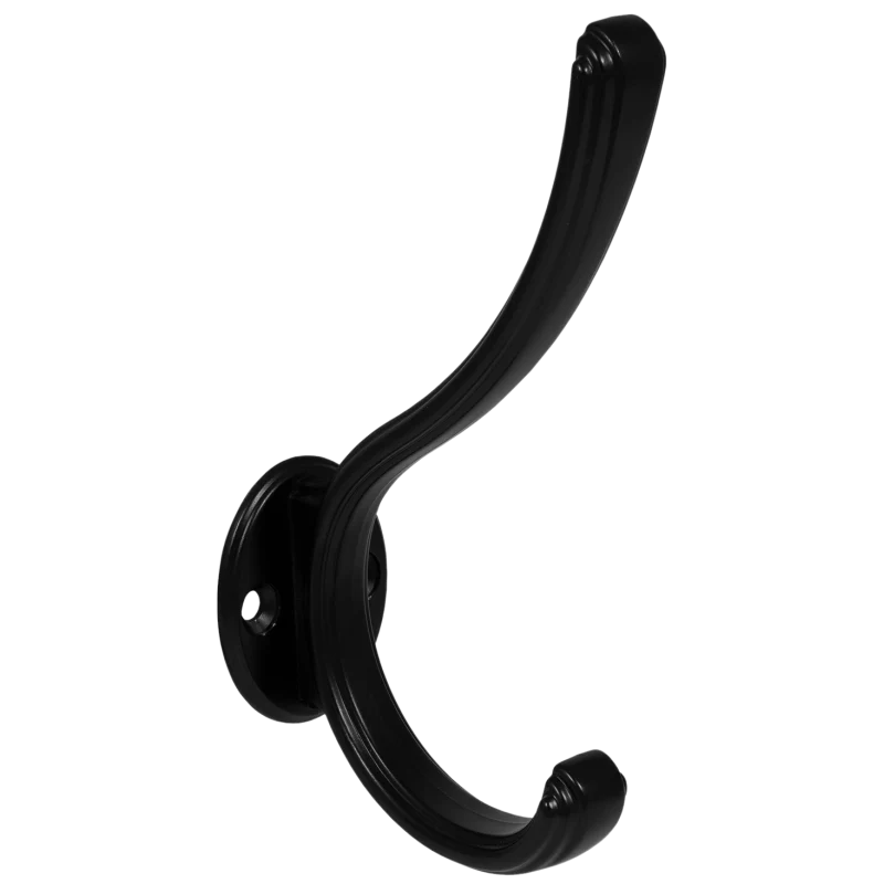 Gancio Appendiabiti Moderno W024 124 mm - Nero