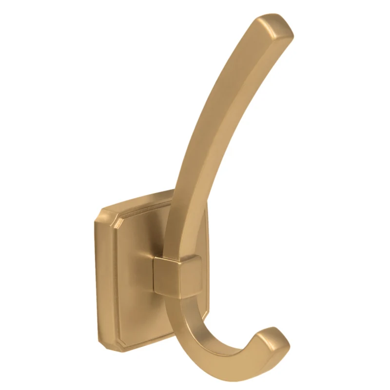 Gancio Appendiabiti Doppio 122mm - Oro Opaco