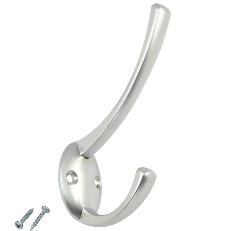 Gancio Appendiabiti Doppio 108mm - Cromo