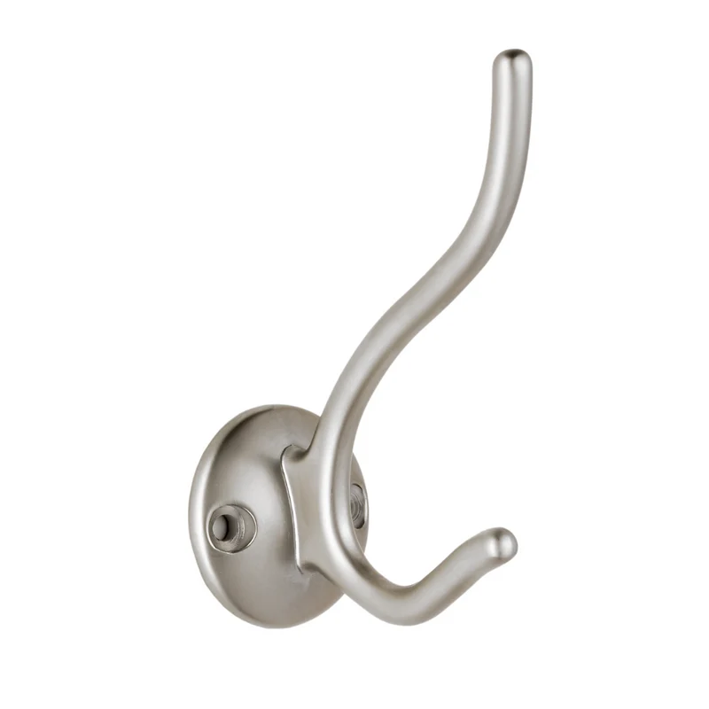 Gancio Appendiabiti classico doppio W009 - Satinato
