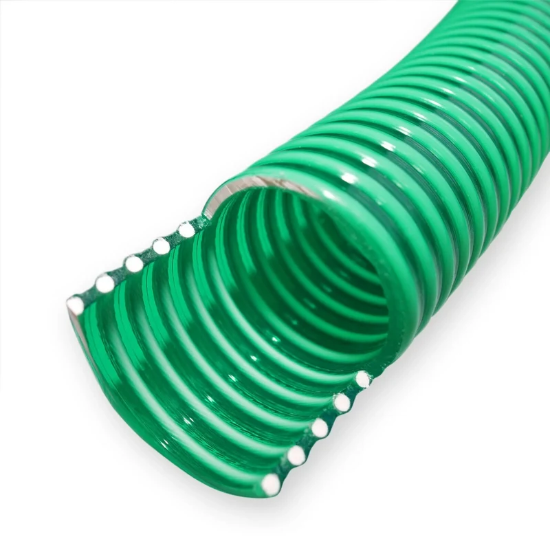 Tubo flessibile di aspirazione a pressione da 5 m diametro 20 mm (3/4) spirale rinforzata verde 16_0001631