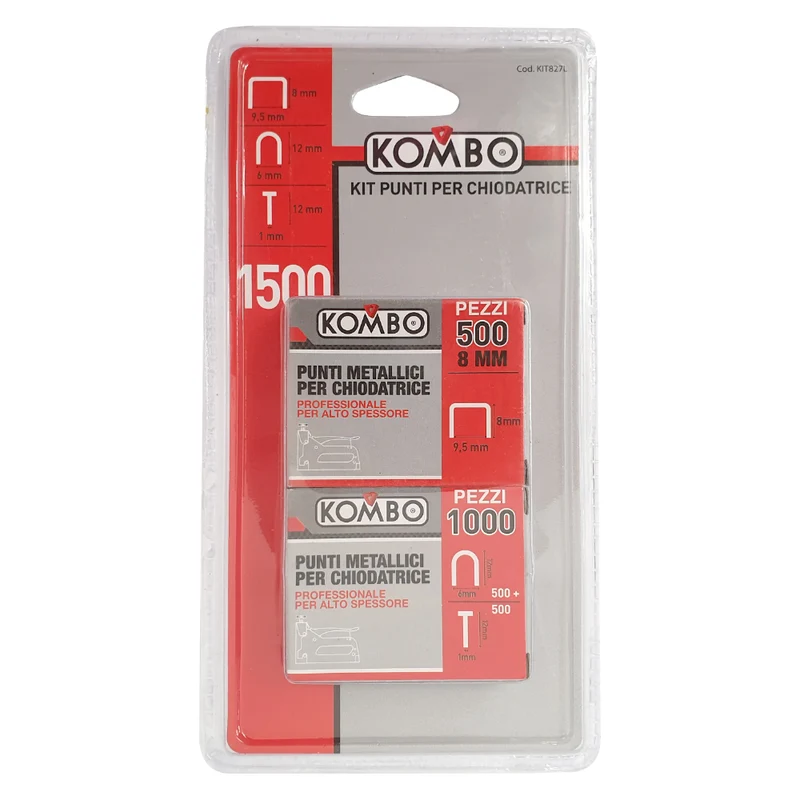 KIT Punti per Chiodatrice 8mm e 12mm