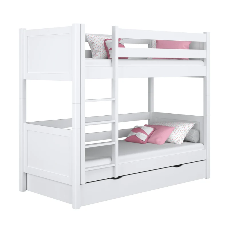 Letto a castello in legno con cassetto N02 RAL/NCS