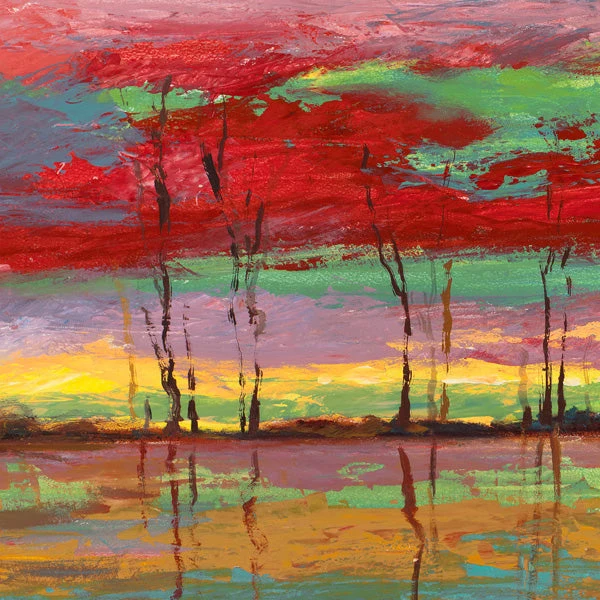 Tramonto sul bosco II
