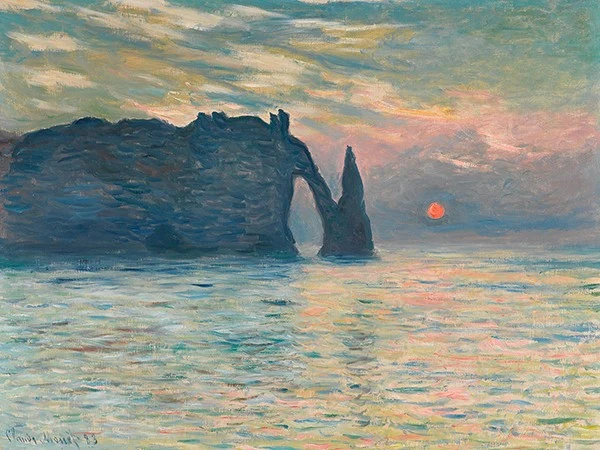 L'alba a Étretat