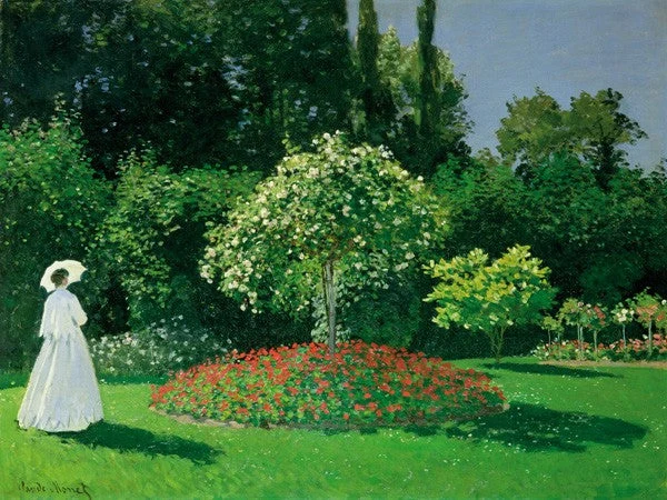 Femme au jardin
