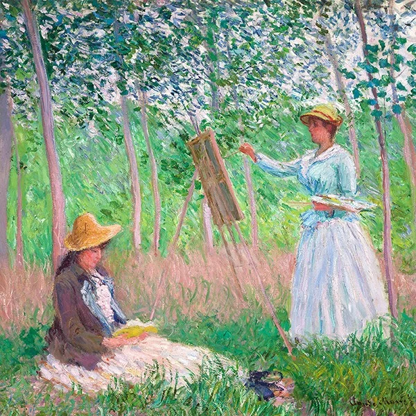 Sous-bois à Giverny