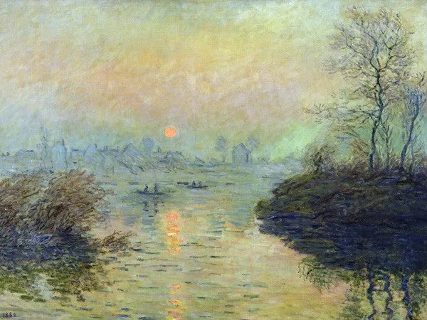 Sunset on the Seine at Lavacourt